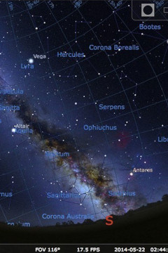 Stellarium planetarium screenshot